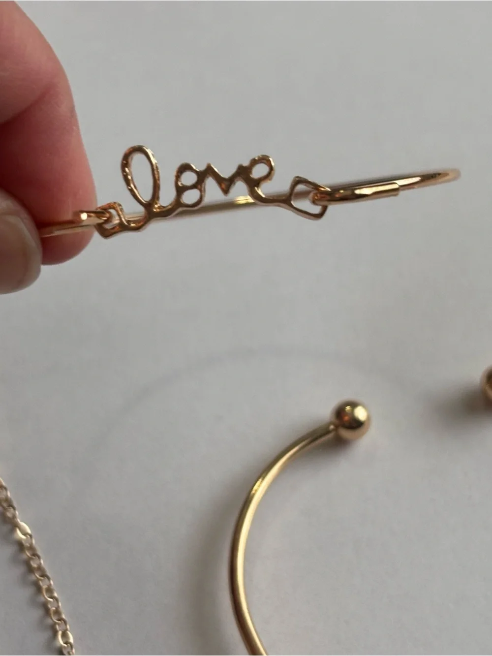 New 4 Pieces Gold Color Bracelet Set MultiLayer